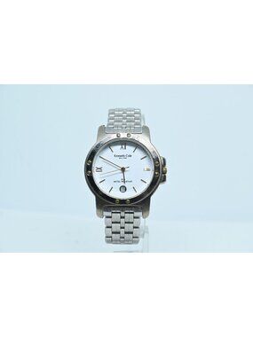 Kenneth Cole New York Men’s Watch White Roman Numeral Dial Date Steel KC3031